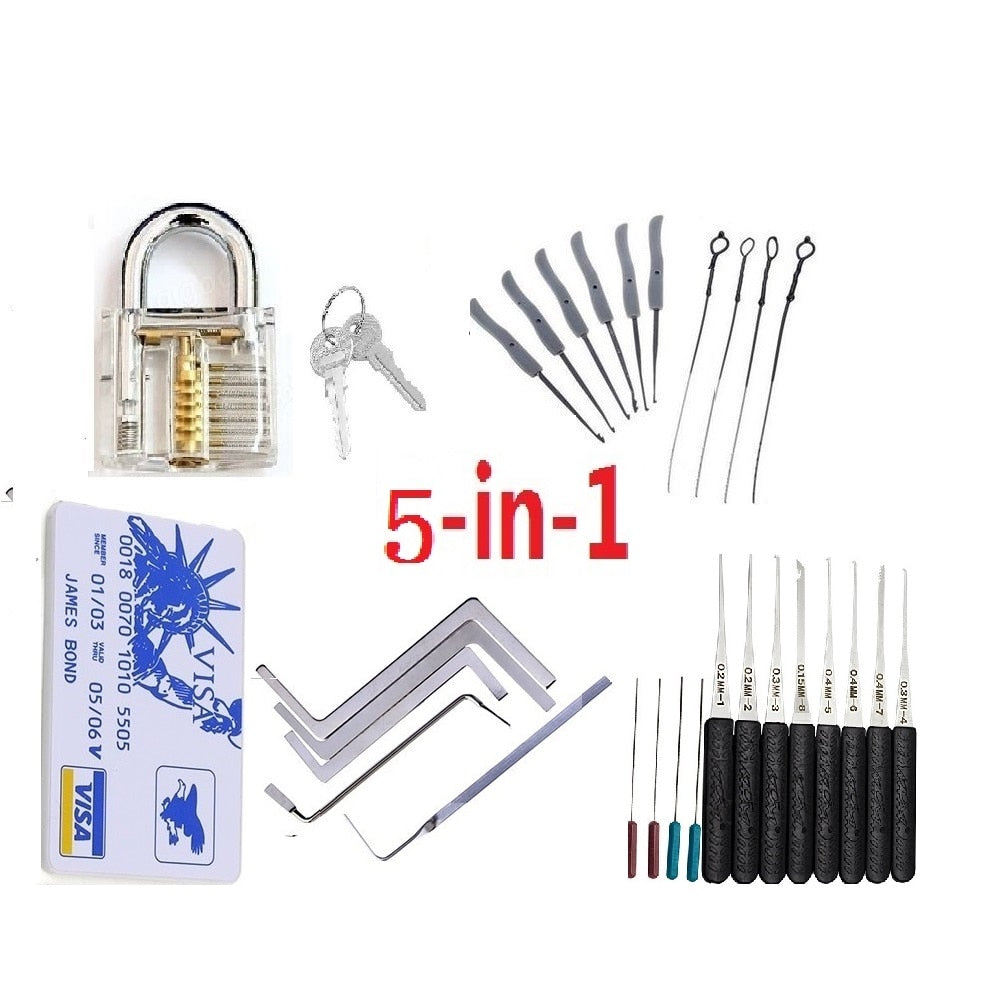 5 in 1 Locksmith Supplies Hand Tools